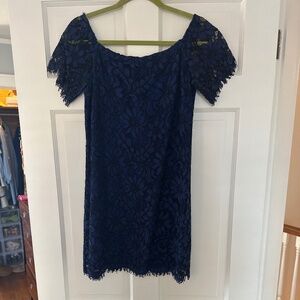 Ella Moss Blue lace dress